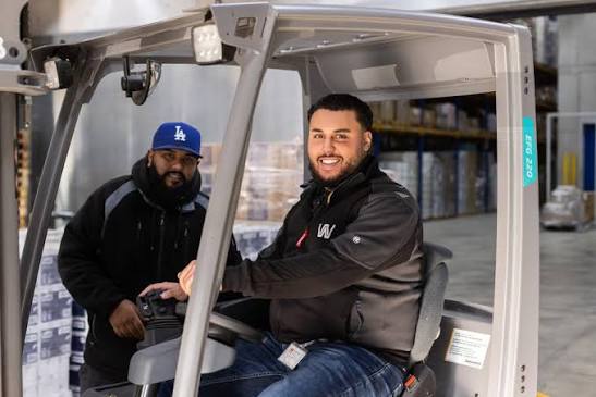 Webstar Logistik Arbeiter